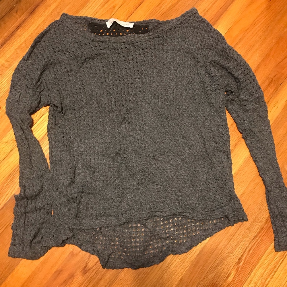 Gray & Black Sweater
